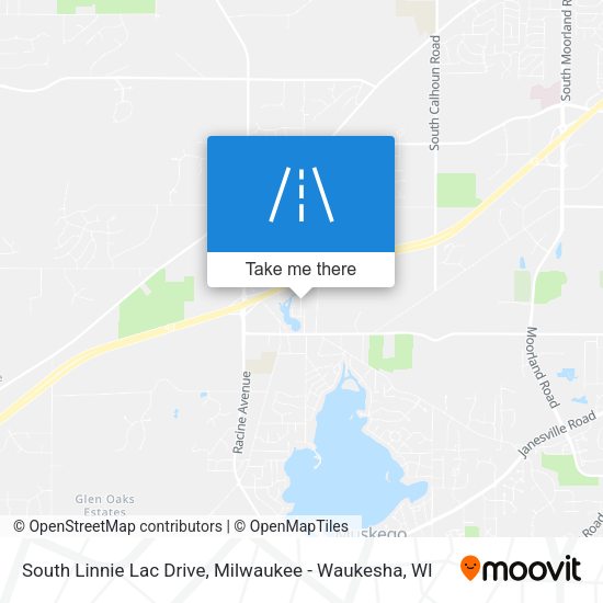 South Linnie Lac Drive map