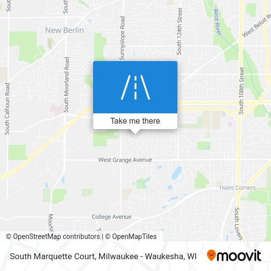 Mapa de South Marquette Court