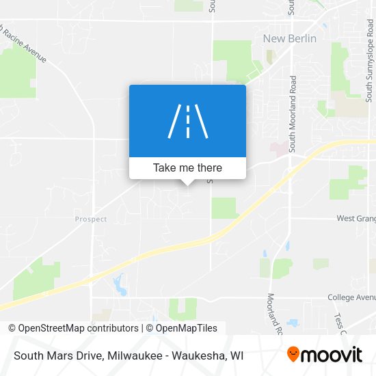 South Mars Drive map