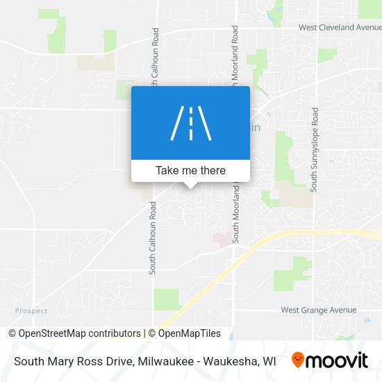 Mapa de South Mary Ross Drive