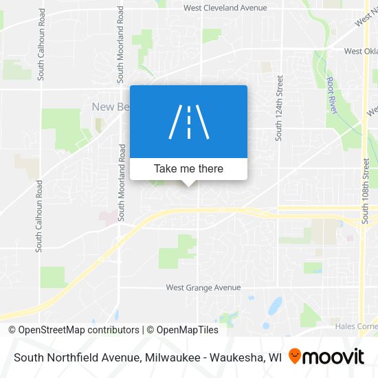 South Northfield Avenue map