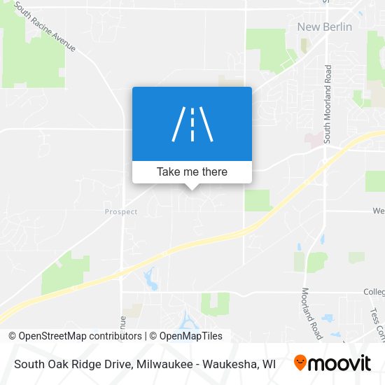 Mapa de South Oak Ridge Drive
