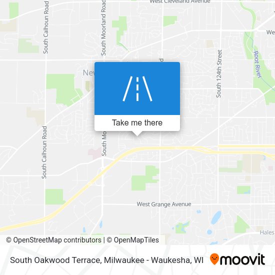 Mapa de South Oakwood Terrace