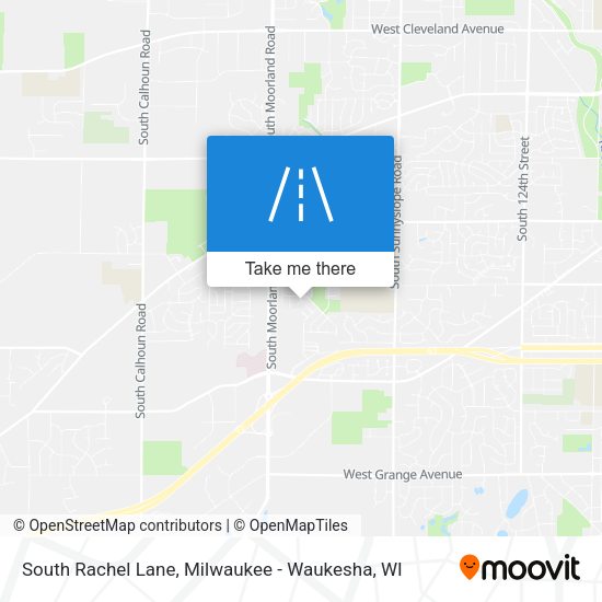 South Rachel Lane map