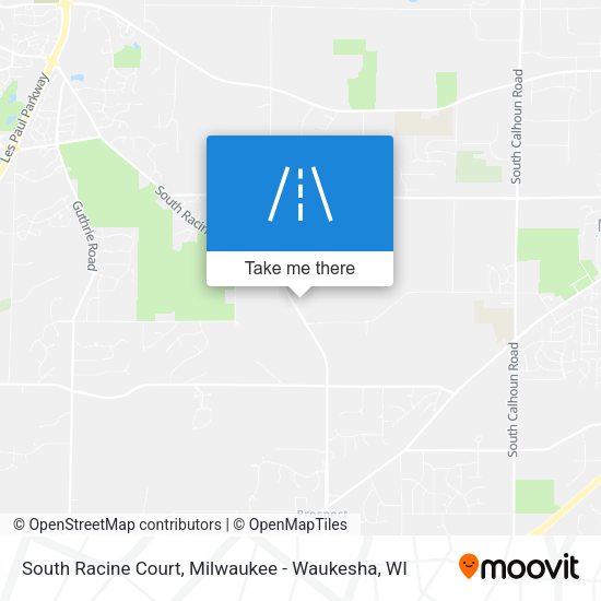 Mapa de South Racine Court