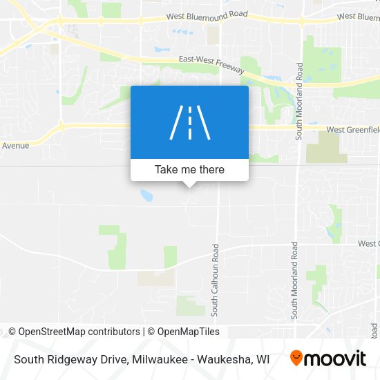 Mapa de South Ridgeway Drive