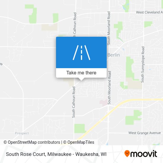 South Rose Court map