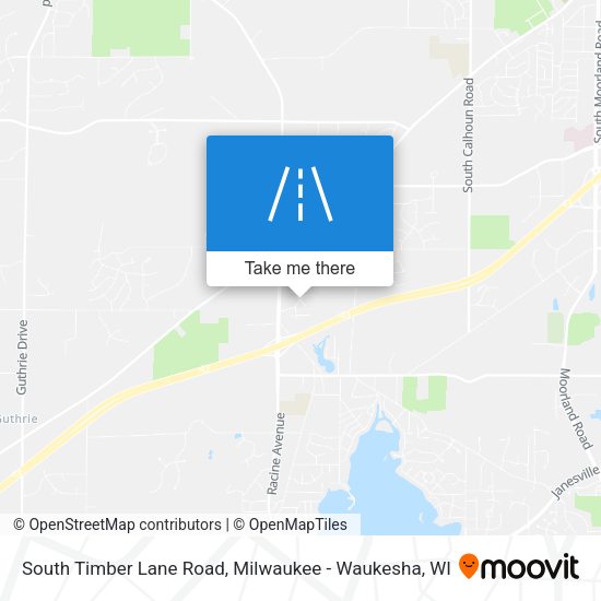 South Timber Lane Road map