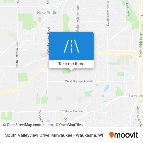 South Valleyview Drive map