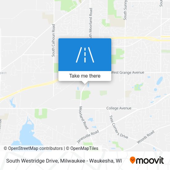 South Westridge Drive map