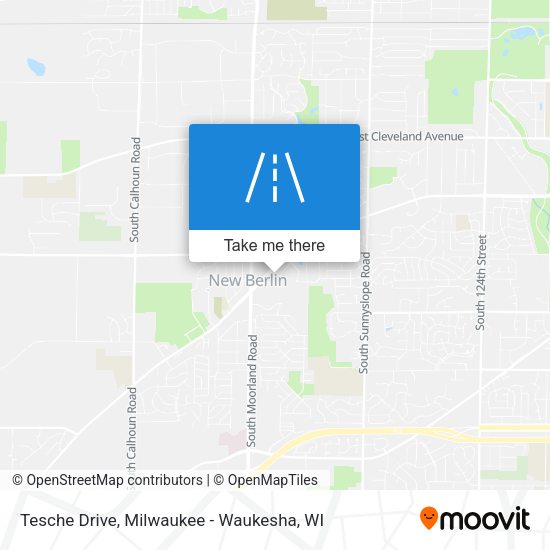Tesche Drive map