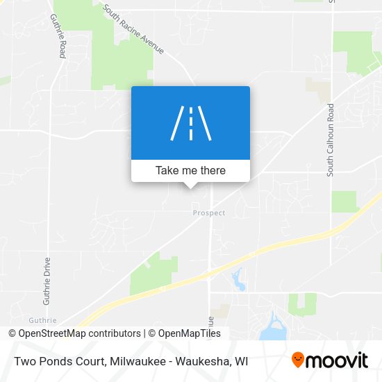 Two Ponds Court map