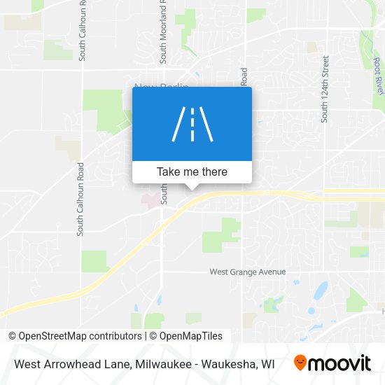 Mapa de West Arrowhead Lane