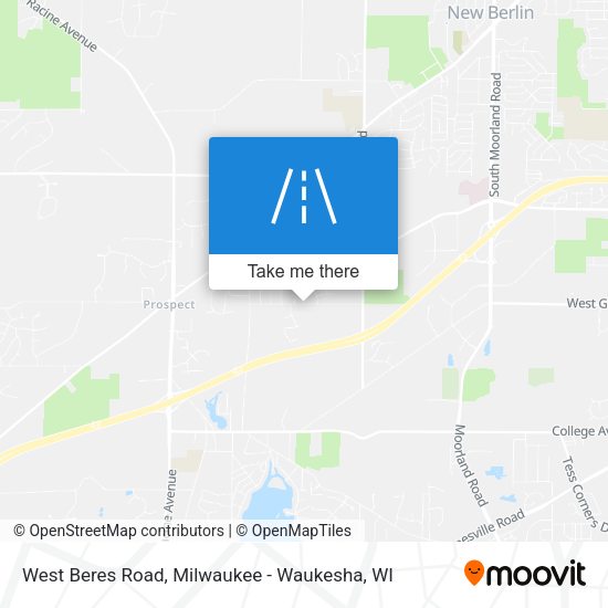 Mapa de West Beres Road
