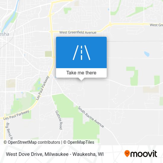 West Dove Drive map