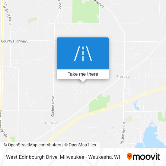 Mapa de West Edinbourgh Drive
