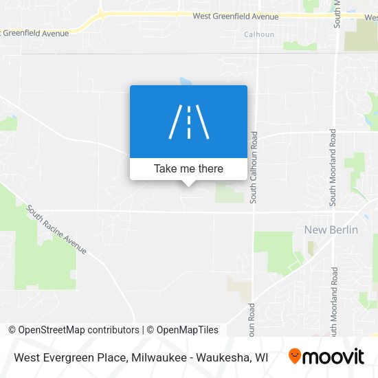 Mapa de West Evergreen Place