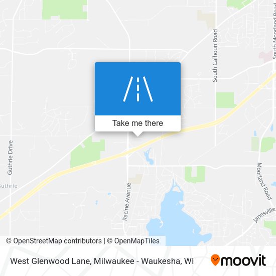 West Glenwood Lane map