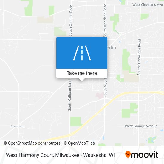 Mapa de West Harmony Court