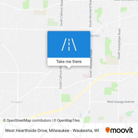 West Hearthside Drive map