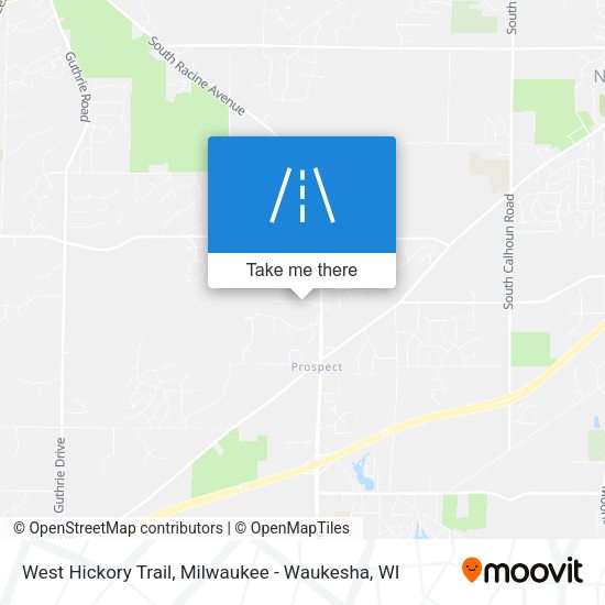 Mapa de West Hickory Trail