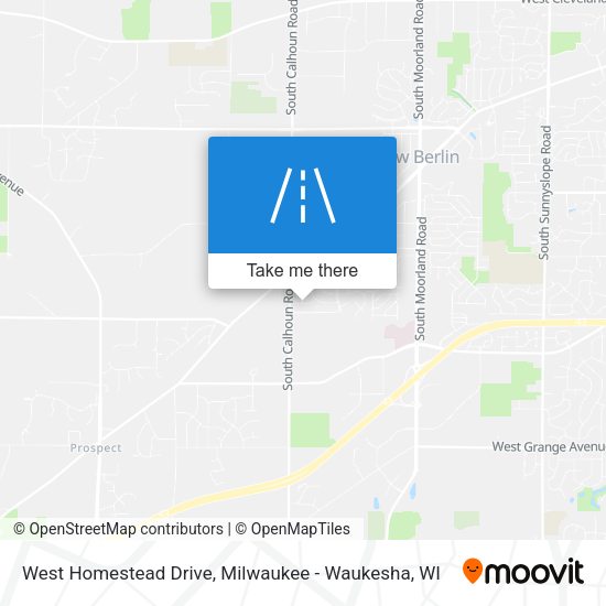 Mapa de West Homestead Drive