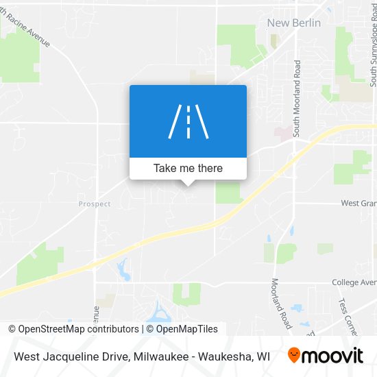 West Jacqueline Drive map