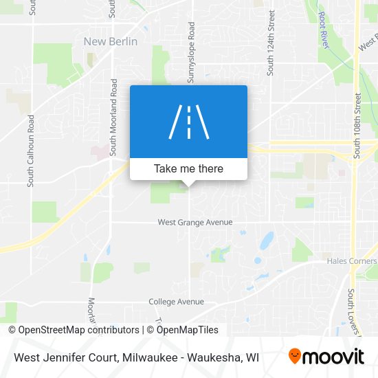 West Jennifer Court map