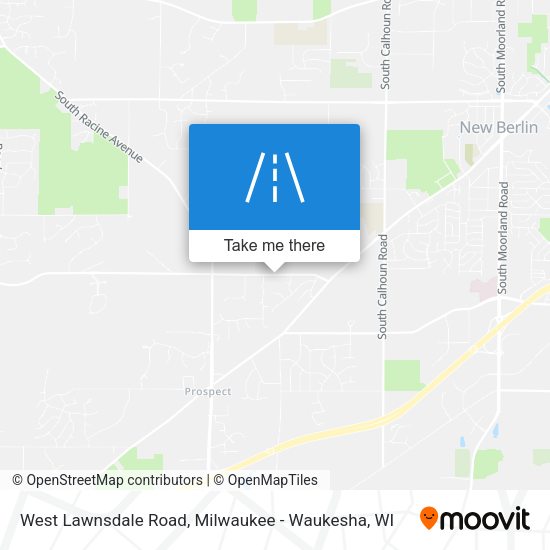 Mapa de West Lawnsdale Road