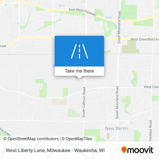 West Liberty Lane map