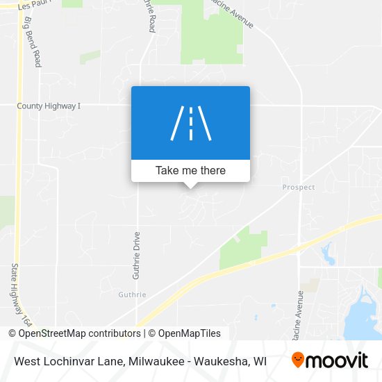 Mapa de West Lochinvar Lane