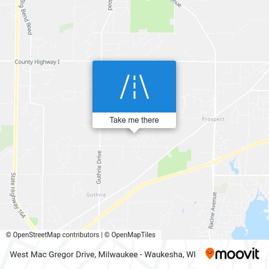 Mapa de West Mac Gregor Drive