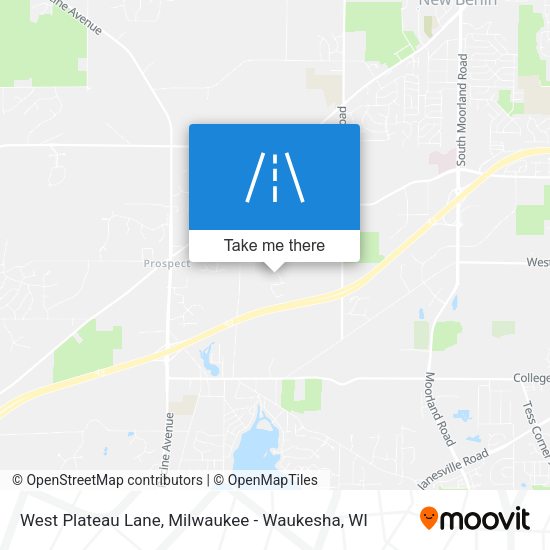Mapa de West Plateau Lane
