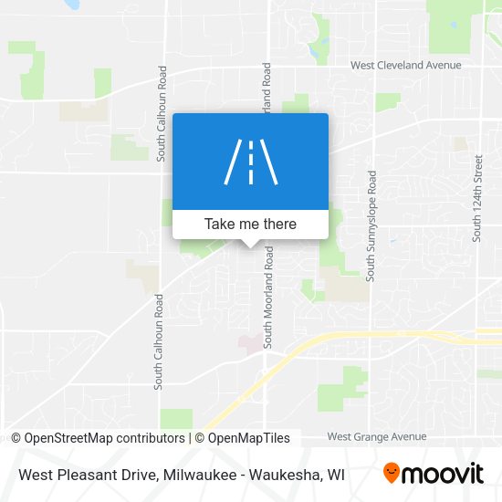 Mapa de West Pleasant Drive