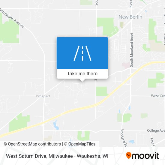 Mapa de West Saturn Drive