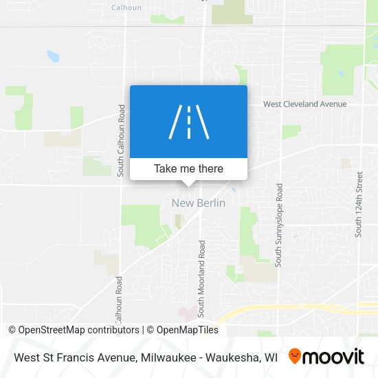 Mapa de West St Francis Avenue