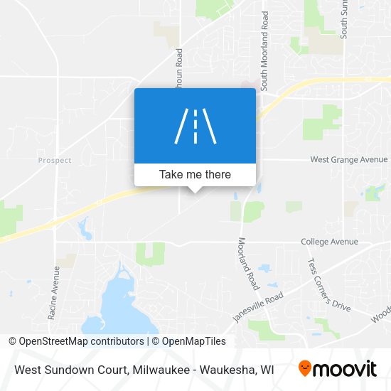 West Sundown Court map