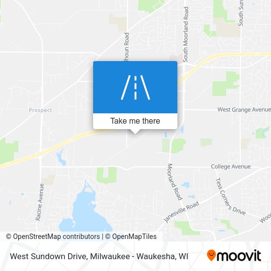 Mapa de West Sundown Drive