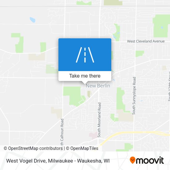 Mapa de West Vogel Drive
