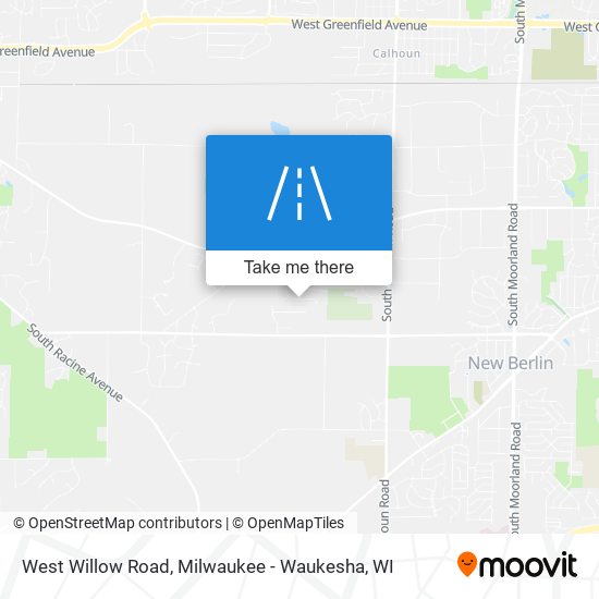 West Willow Road map