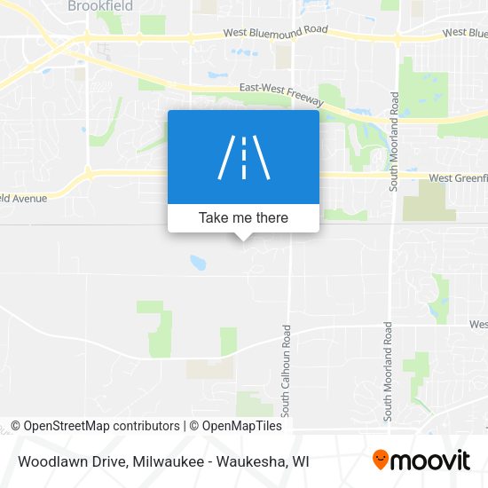 Mapa de Woodlawn Drive