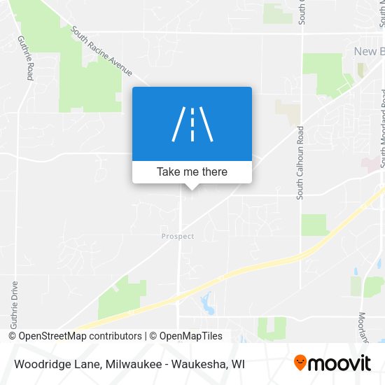 Woodridge Lane map