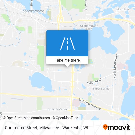 Commerce Street map