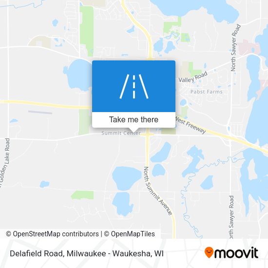 Mapa de Delafield Road