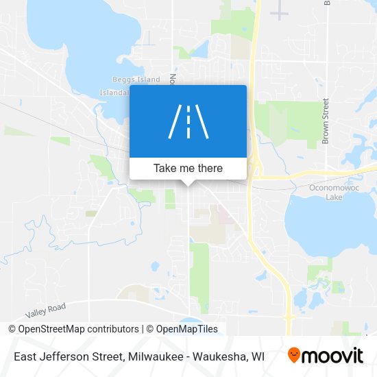 Mapa de East Jefferson Street