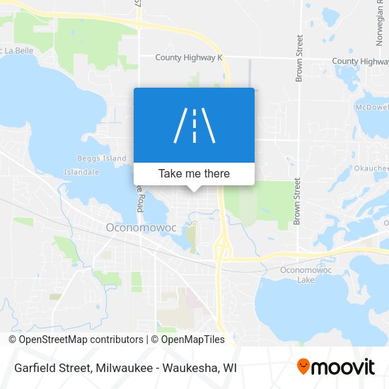 Garfield Street map
