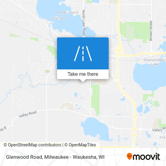 Glenwood Road map