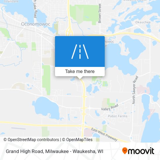 Grand High Road map