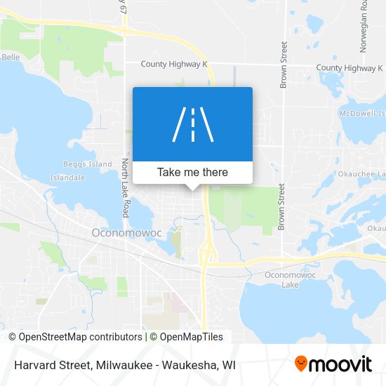 Harvard Street map