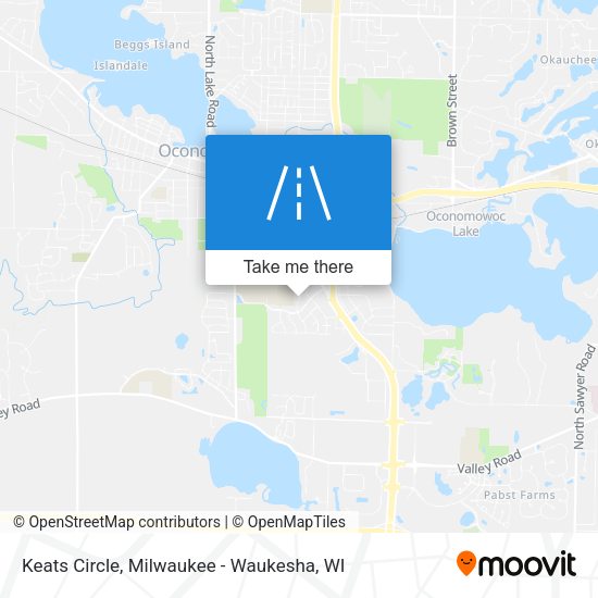 Keats Circle map